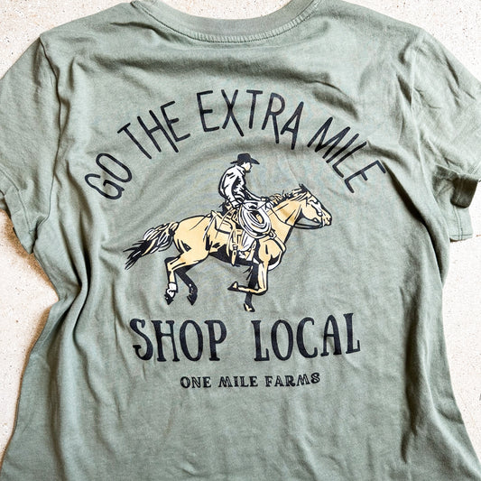 Shop Local Womens Shirt | Green